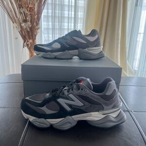 New Balance 9060 Black Castlerock Grey U9060BLK - Size 9 Men's - Sneakers Shoes